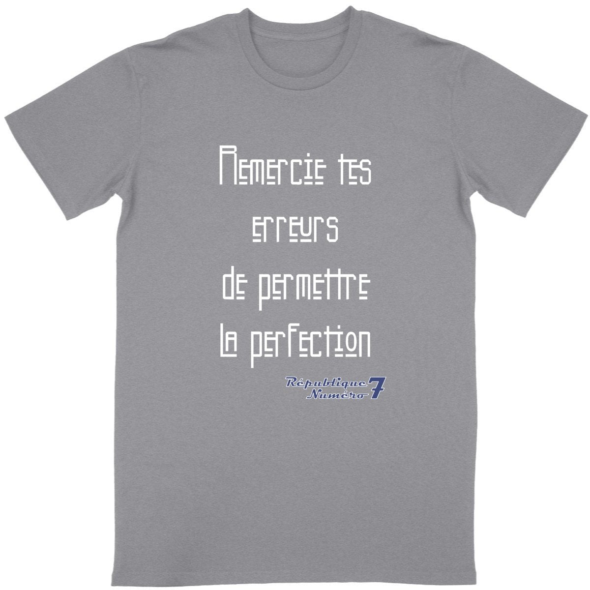T-shirt Unisexe Conversion Bio "Tes erreurs permettent la perfection"