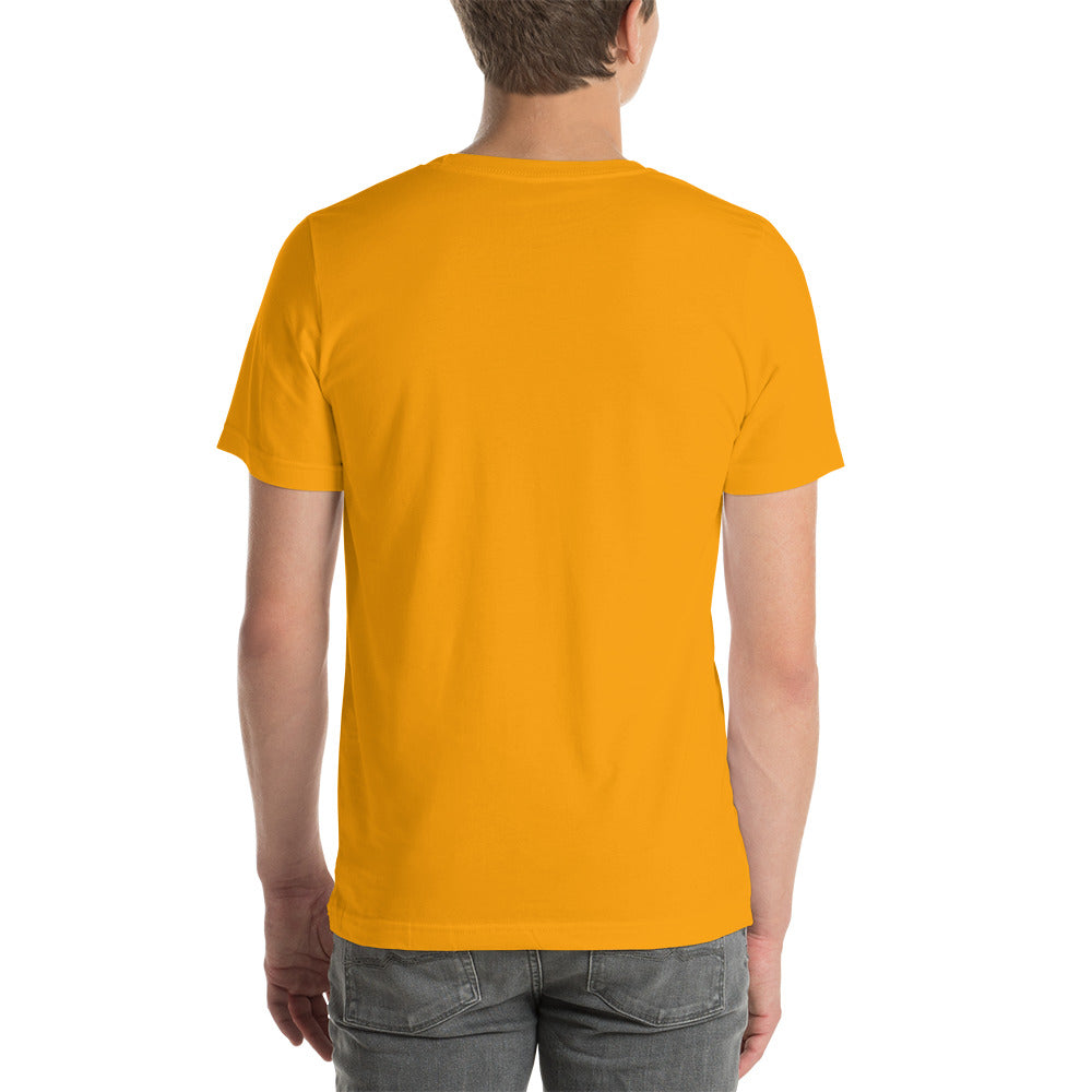 T-shirt Unisexe Brodé "Drapeau de l'Humanité" Tons Clairs