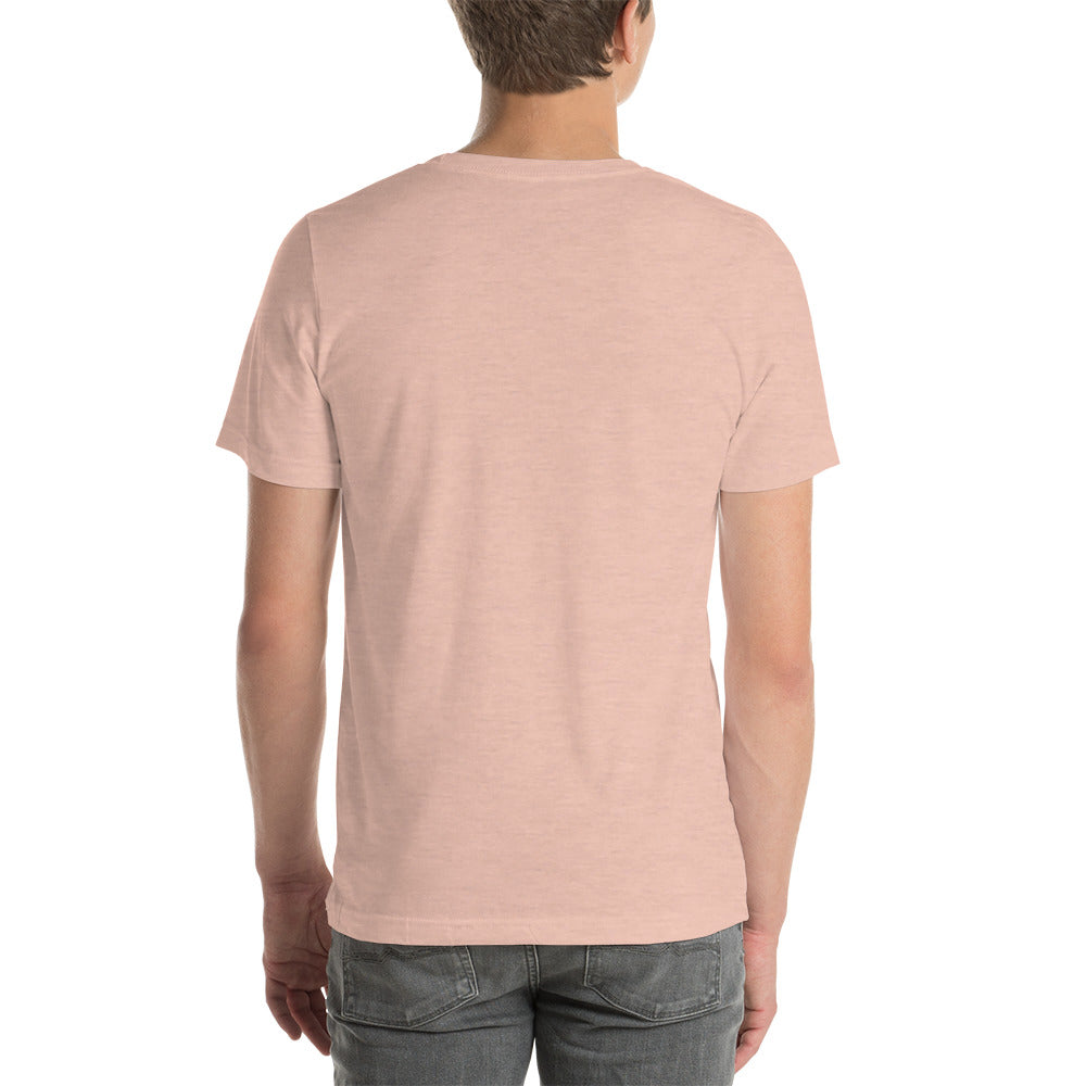 T-shirt Unisexe Brodé "Drapeau de l'Humanité" Tons Clairs
