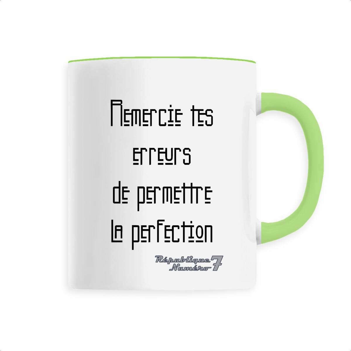 Mug Céramique "Tes erreurs permettent la perfection"